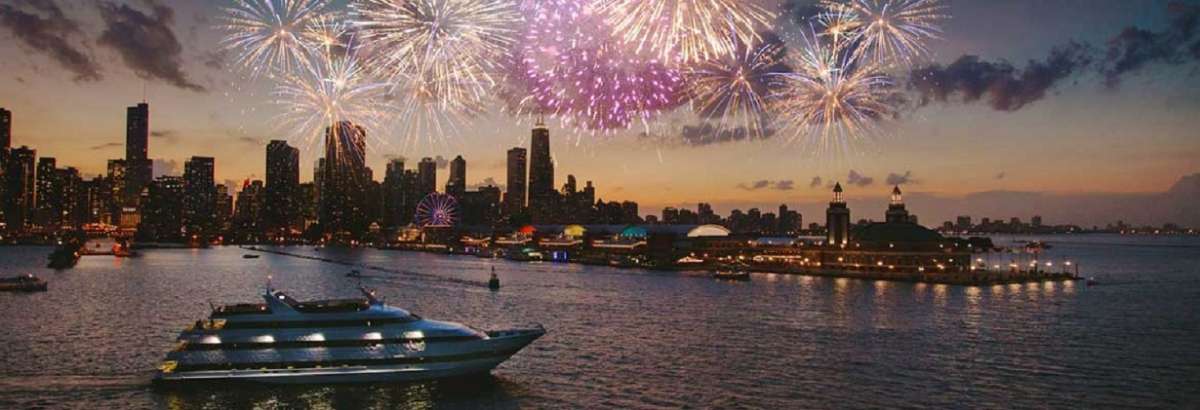 dinner cruise and fireworks