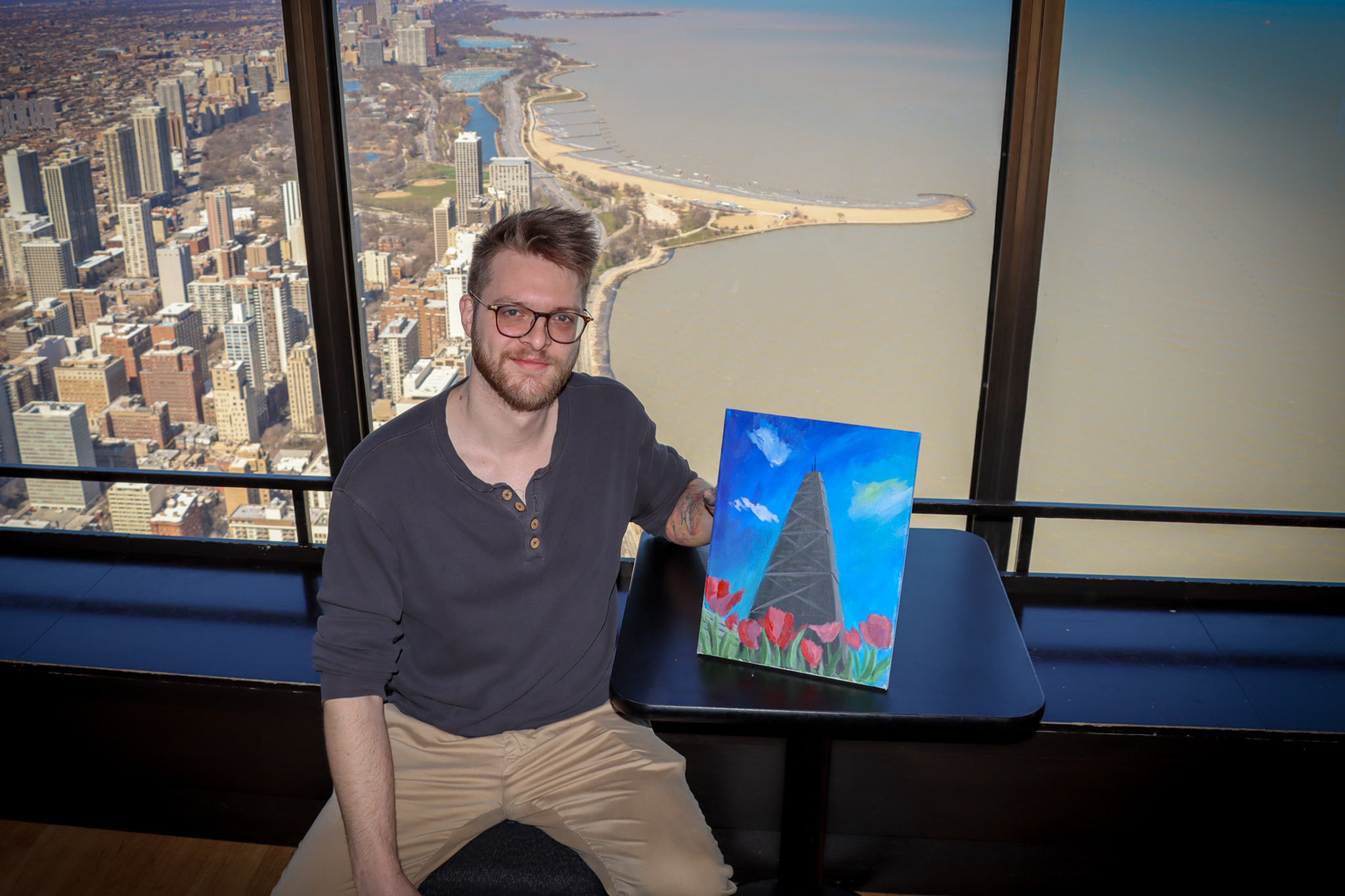 Coleman with paitning